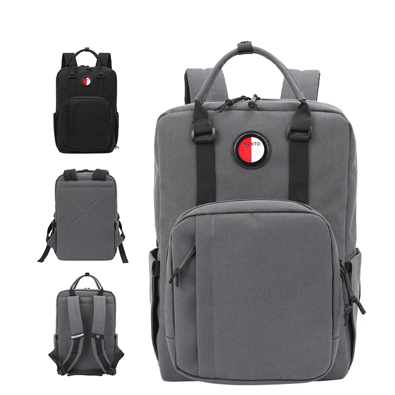 

REJS LANGT Fashion Men's Backpack 17 Inch Laptop Bag Nylon College School Bags Business Short Travel Mochila Rucksack sac a dos