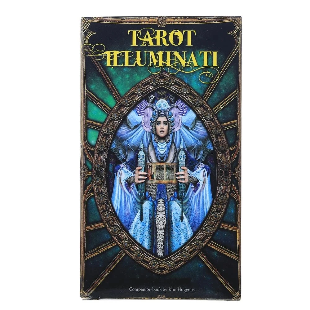 

Tarot Illuminati Deck Full English Guidebook Read Fate Family Party Board Game Playing Oracle Cards