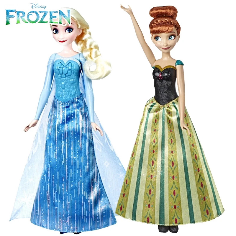 Оригинальная Музыкальная кукла Disney Холодное сердце 2 пение принцессы Эльзы Анны