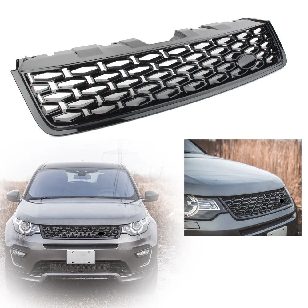 Передняя решетка автомобиля верхняя с логотипом для Land Rover Discovery Sport L550 LR066143 2015 2016
