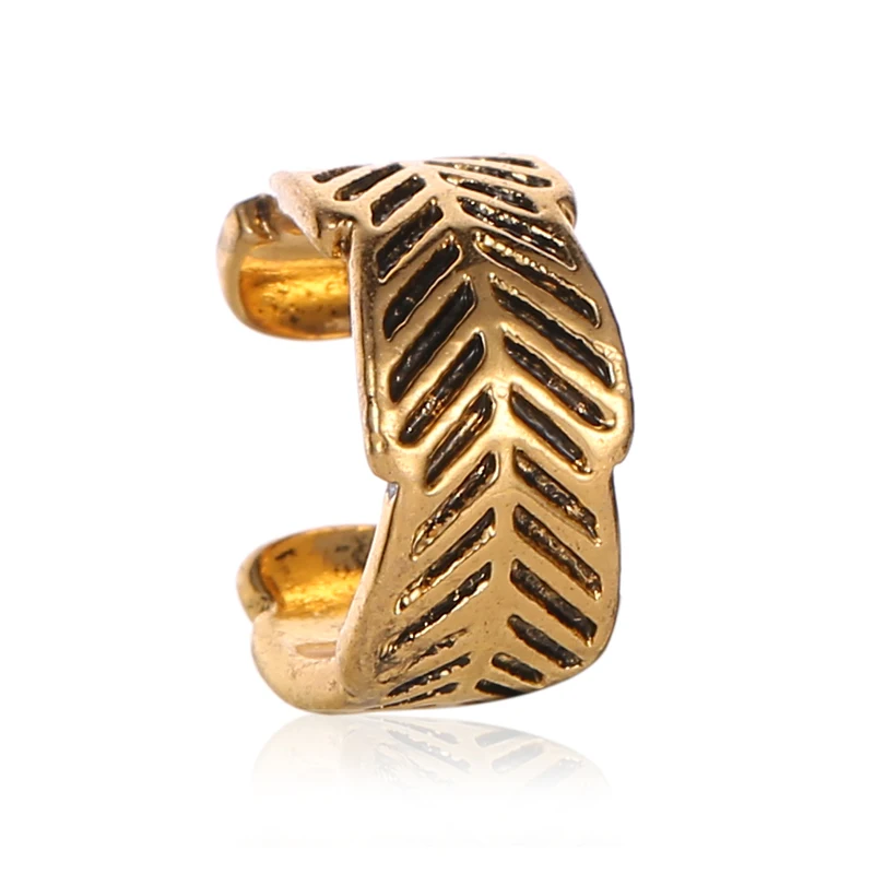 

New Bohemian Style Retro Earrings Simple No Pierced Ear Bone Clip Ethnic Style Leaf Ear Clip Ear Buckle Ladies Fashion Jewelry