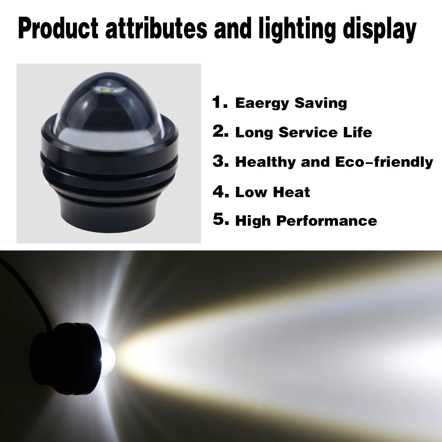 LEADTOPS 2 шт. светодиодный светильник для автомобиля &quotглаза дьявола&quot + линзы глаз