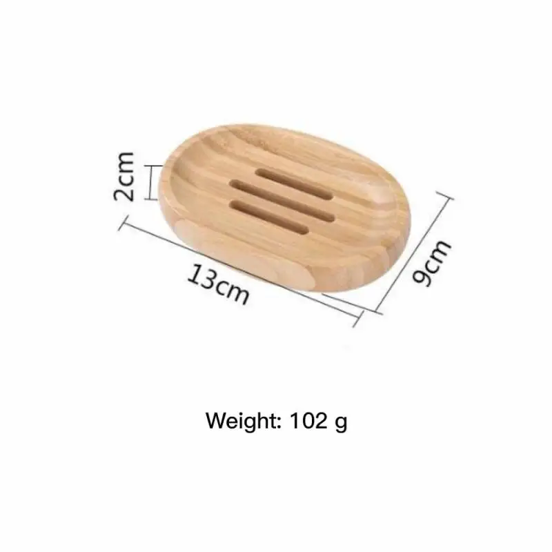 Ящик для хранения мыла из натурального бамбука деревянная подставка аксессуары