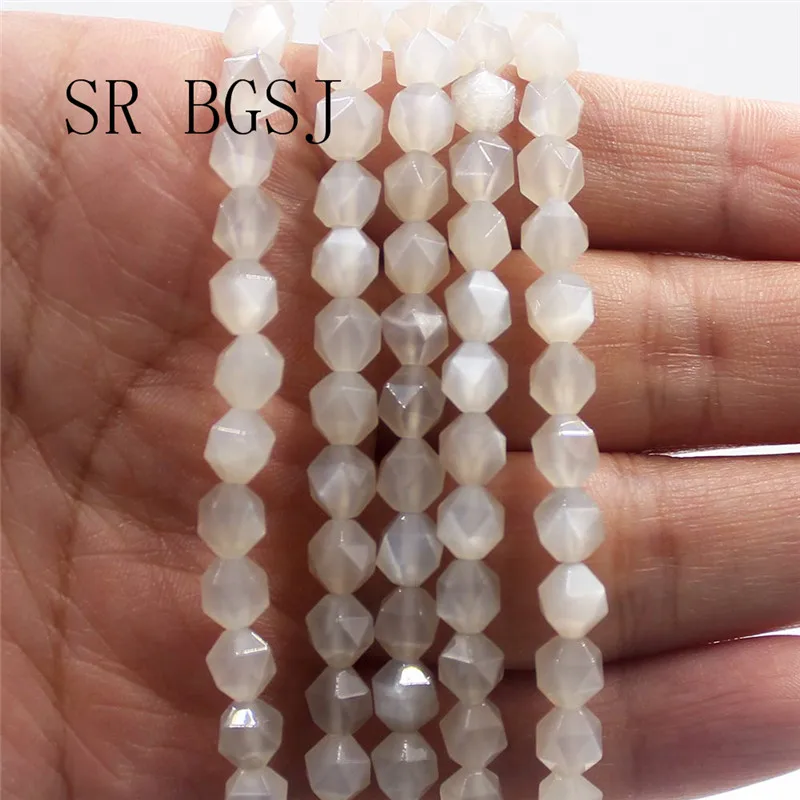 Бесплатная доставка 6 мм граненые круглые полигональные лунные камни