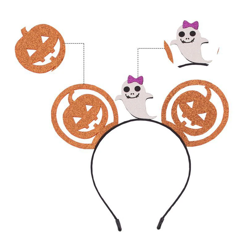 1 шт. милые повязки на голову с тыквой паук веб фестиваль Хэллоуин повязка для