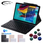 Тонкий чехол с клавиатурой для Samsung Galaxy Tab S5e 10,5, чехол T720 T725 SM-T720, съемная Bluetooth-клавиатура, кожаный чехол