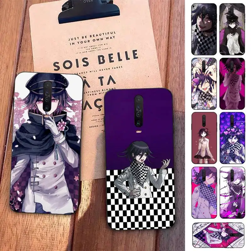 

FHNBLJ Danganronpa Kokichi Oma Phone Case for Redmi 5 6 7 8 9 A 5plus K20 4X S2 GO 6 K30 pro