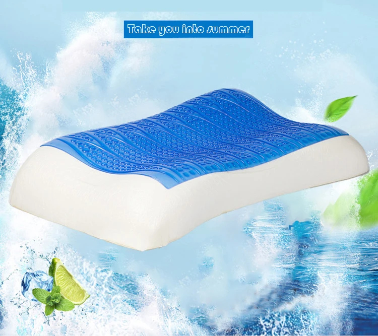Оливковая летняя охлаждающая гелевая Подушка с эффектом памяти 2021 удобная