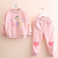 2021 kids clothes girls sets baby girl sport suits long sleeve tracksuit for children clothing girl sets 3 4 5 6 7 8 years old