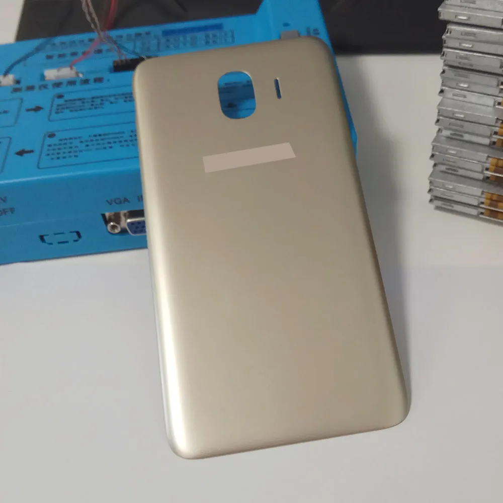 Корпус для SAMSUNG Galaxy J4 2018 J400 J400F J400H J400P J400M J400G задняя крышка батарейного отсека