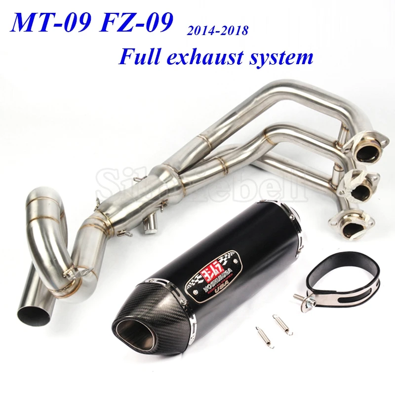 Глушитель выхлопной трубы для мотоцикла MT09 FZ09 Yoshimura передняя средняя