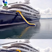 giant floating inflatable yacht slide water slide for sale