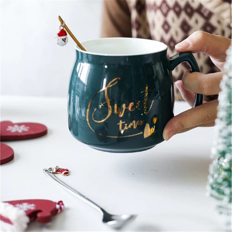 Нержавеющая Рождественская ложка Новогодняя 2021 рождественские вечерние