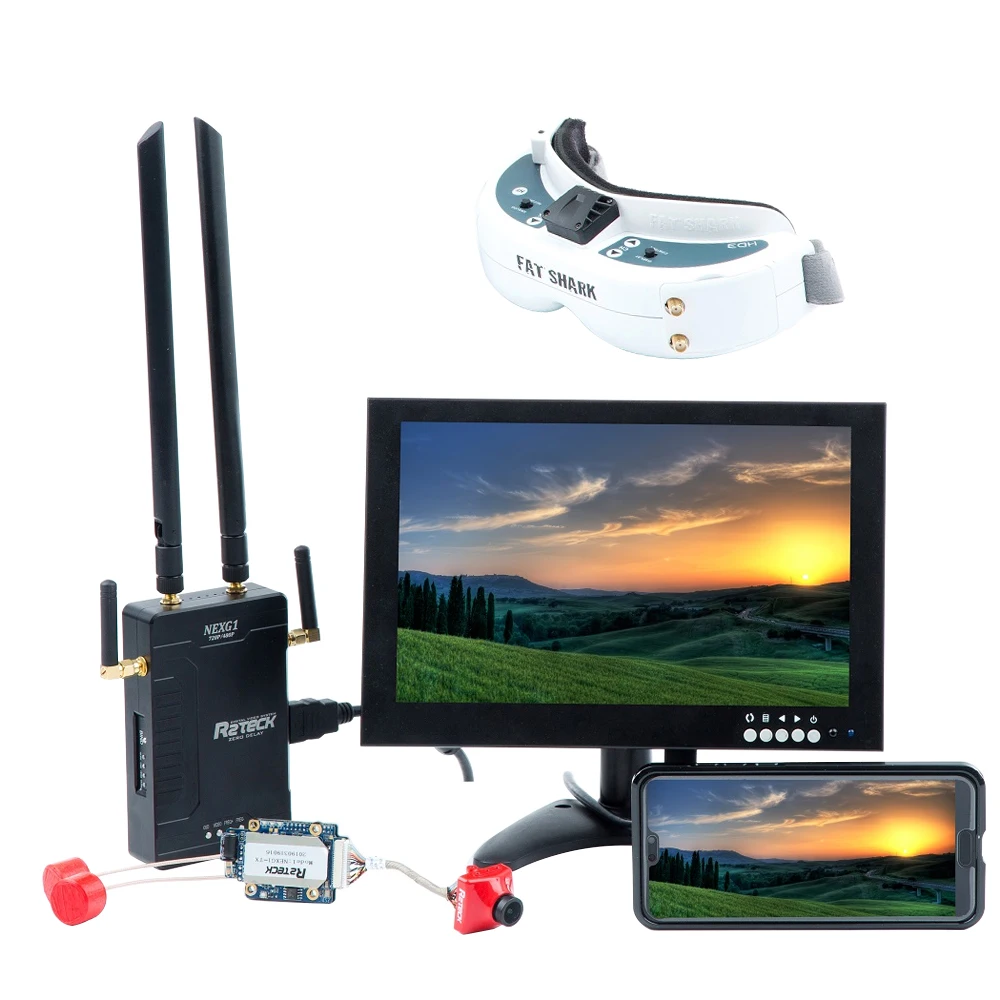 Беспроводная цифровая система передачи R2Teck NEXG1 720P/480P с нулевой задержкой