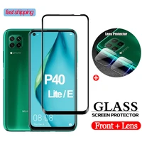 9d safety tempered glass for huawei p40 lite e glass camera protector for p40lite huawei p 40 lite 2020 6 4 screen protector