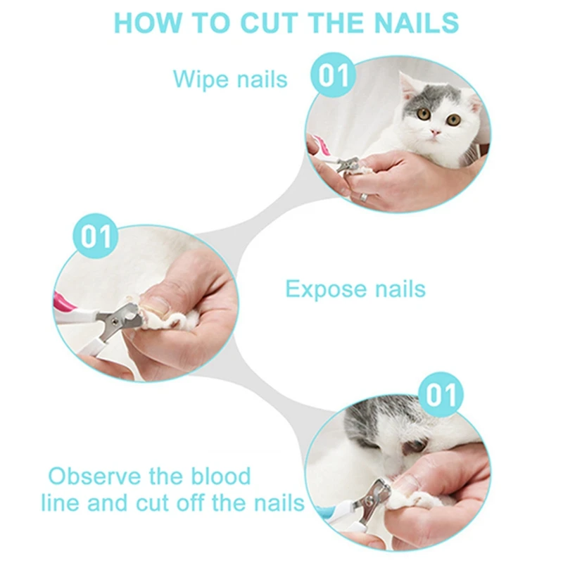

Pet Nail Clipper Nonslip Dorakitten Pet Claw Clipper Pet Nail Trimmer Cat Nail Toe Claw Clippers Scissors Grooming Supplies