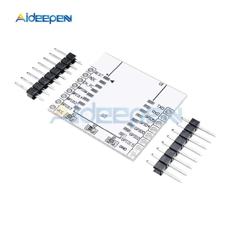 

Плата адаптера последовательного беспроводного Wi-Fi модуля ESP8266 применяется к ESP-07 ESP-08 ESP-12 ESP-12F ESP-12E для Arduino