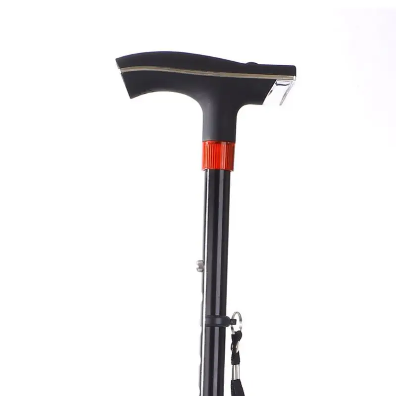 Складная трость для пожилых людей алюминиевая опорная телескопическая