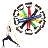 resistance bands pull rope exercise bands handles home gym strength training toning tubes rubber bands yoga pilates fitness hot