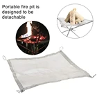 Складной костер для камина, портативный огонь из нержавеющей стали, для пикника, походов, отдыха на открытом воздухе, походов, дровяной огонь