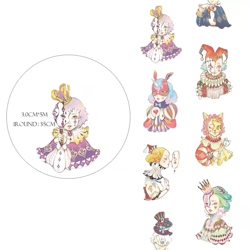 2020 цирк васи ленты пуля журнал маскирующая лента клейкая DIY Скрапбукинг ваши