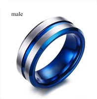 high quality womens mens stainless steel and zinc alloy cz zircon rings custom engrave name wedding jewelry party gift