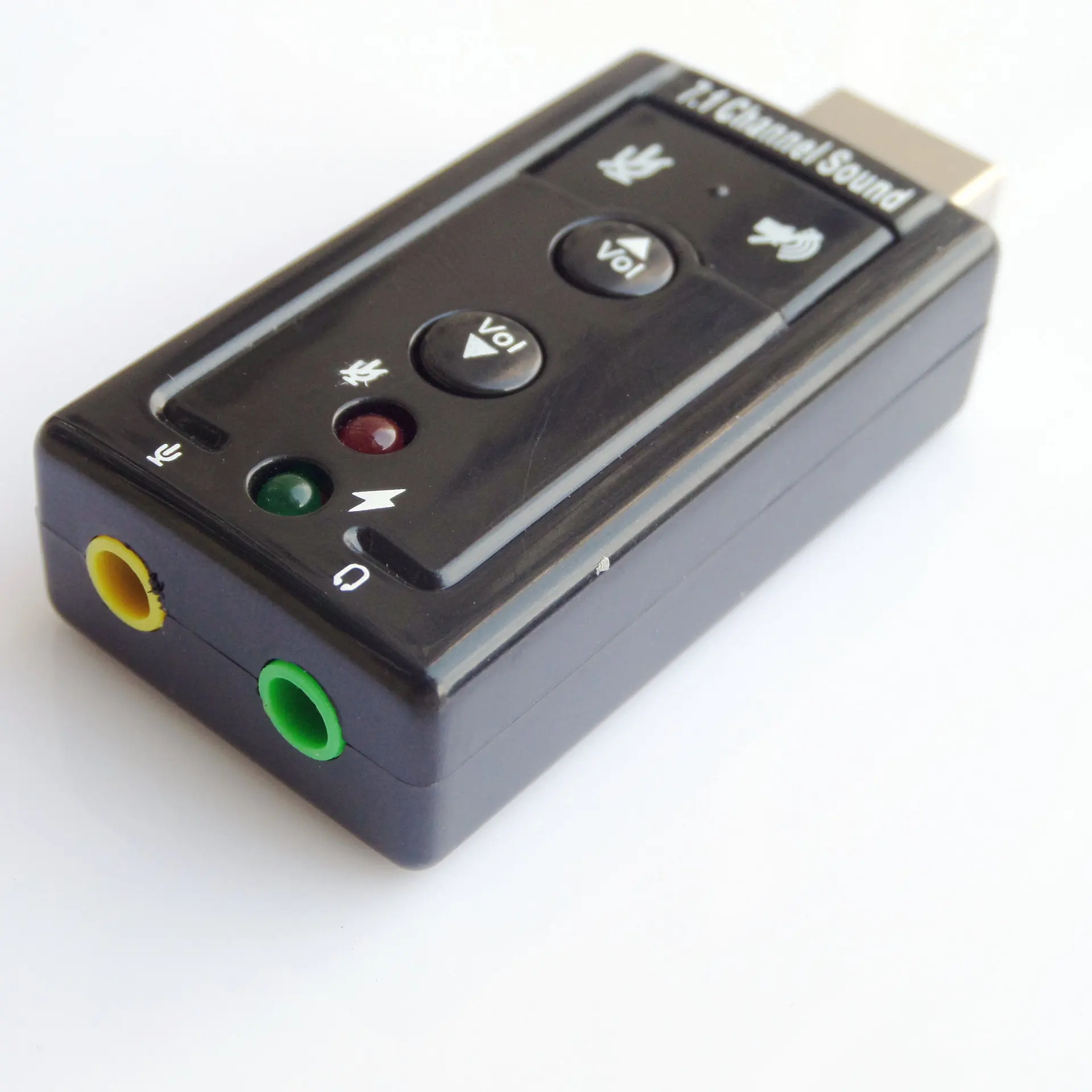 Мини-usb 2,0 3D Virtuelle 12 Мбит/с Внешний 7,1 канал аудио адаптер для карт сон карт сын аудио адаптер портативный мини-usb