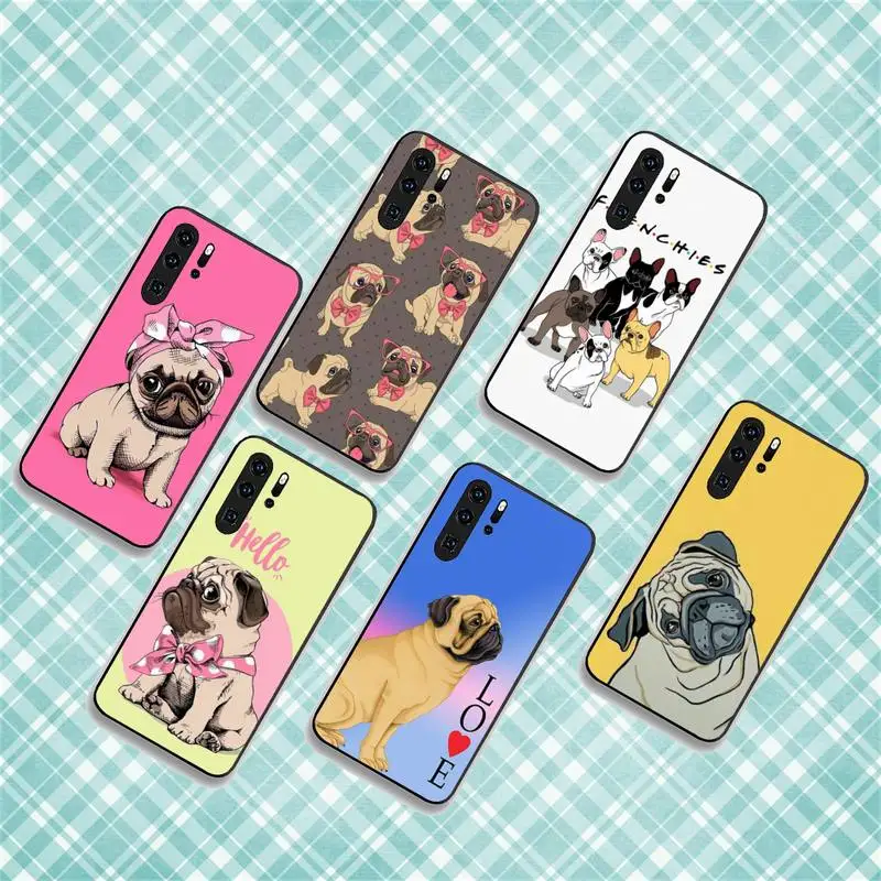 

Cute Dog Friends Phone Case For Huawei G7 G8 P7 P8 P9 P10 P20 P30 Lite Mini Pro P Smart Plus Cove Fundas