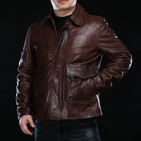 dbqb11 red tornado read description asian size super quality genuine horse leather horsehide stylish jacket