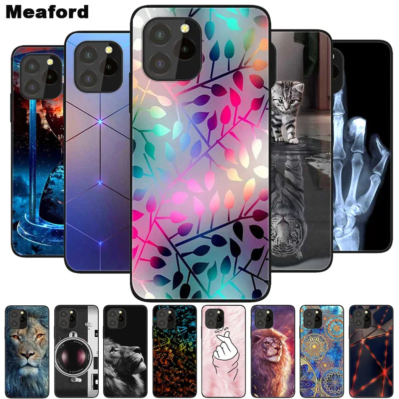 

For Oukitel C21 pro Case 6.39" Shockproof Soft silicone TPU Back Cover For Oukitel C21 Pro C21Pro Phone Case MT6762D Coque Cute
