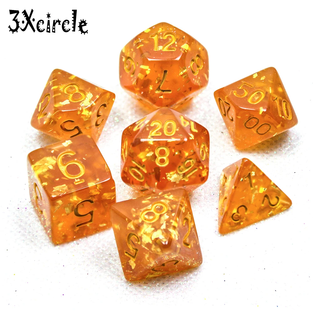 Высокое качество 1 креативный 7 шт./лот D4 D6 D8 D10 % D12 D20 Dnd ролевая игра TRPG Набор