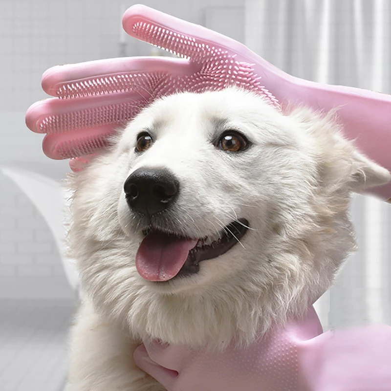 Перчатки для ухода за домашними животными кошек собак удаления шерсти кисти