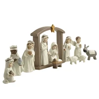 christ birth of jesus ornament gifts nativity scene resin crafts perfect gift for those who love religious inspiration durable