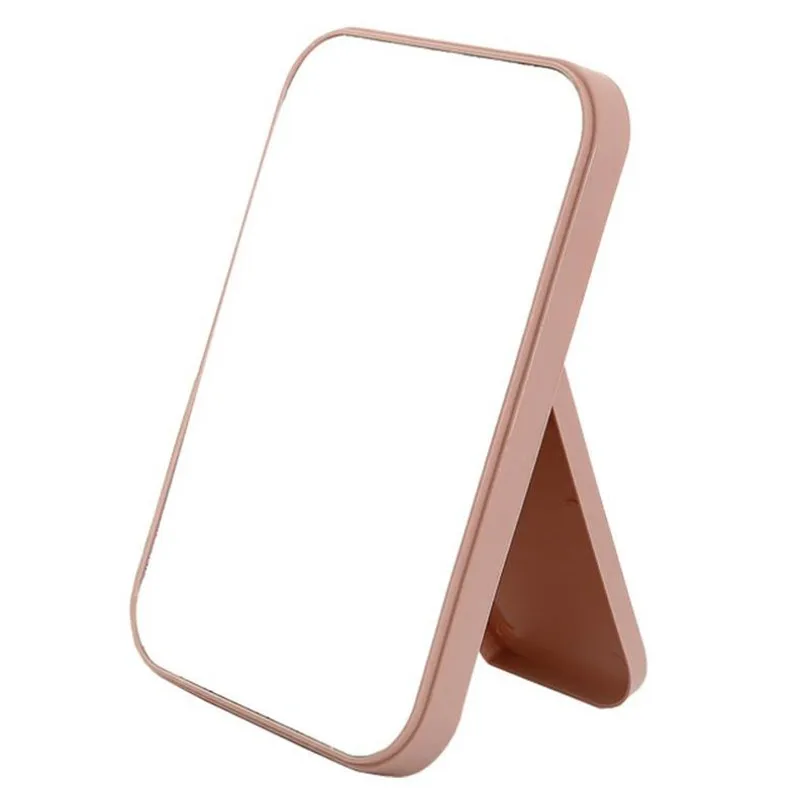 1PC Random Color Foldable Makeup Mirror Minimalist Glass Fashion Cosmetic Square Single-sided 20# | Красота и здоровье