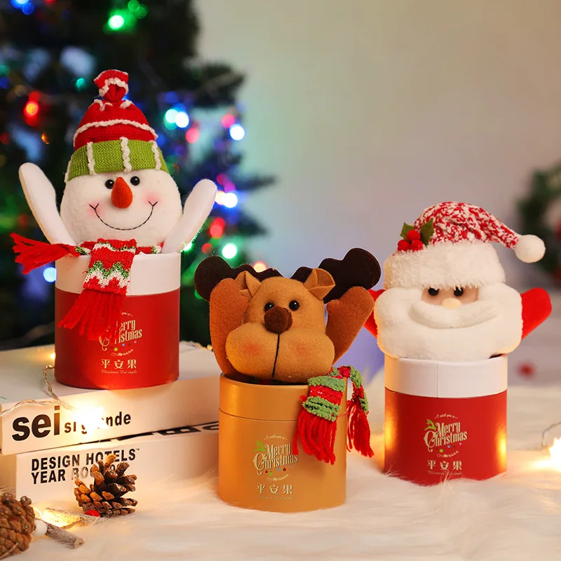 День Нового года конфеты для рождественской вечеринки коробка подарочная