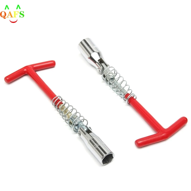 

Universal 16mm/ 21mm Spark Plug Removal Tool Spanner Socket Wrench T Grip Handle Flexible Spanner Socket T Handle T Bar