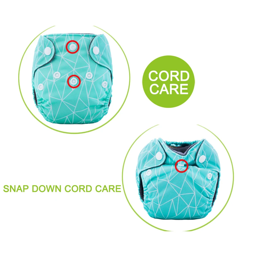 4 шт. водонепроницаемые подгузники для новорожденных с бамбуковой подкладкой |