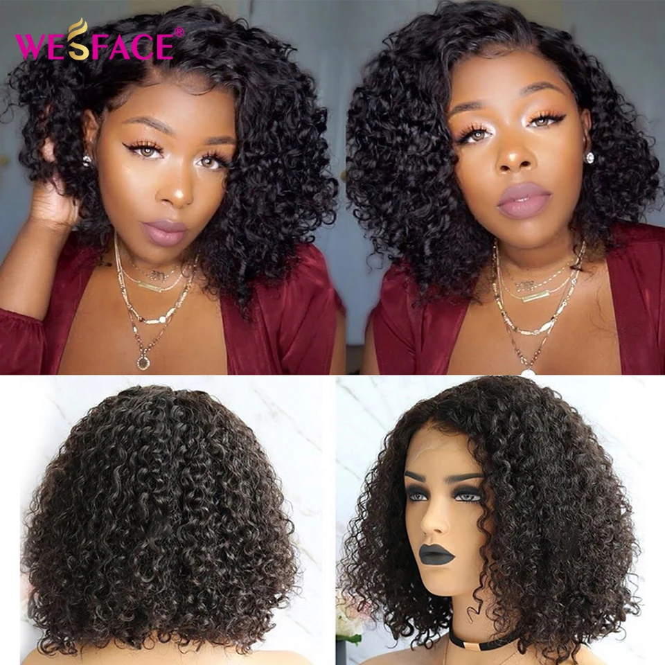 Бразильские человеческие волосы с глубокой волной парик застежкой Боб