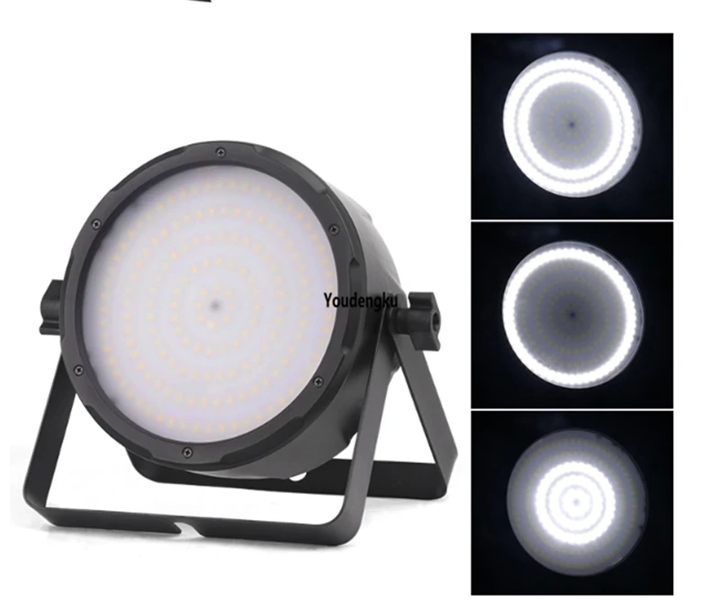

2pcs led wash strobe par 168x0.5w white round led stage strobe par cans party dj lighting