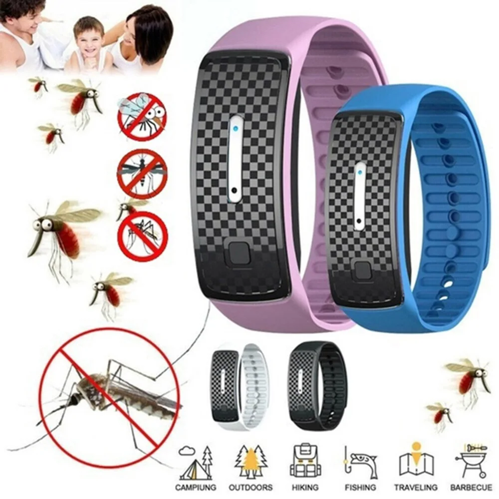 

Mosquito Repellent Tool Multicolor ABS Plastic Shell Ultrasonic TPU Strap Essential Oil Tablets Ultrasonic Mosquito Repellent