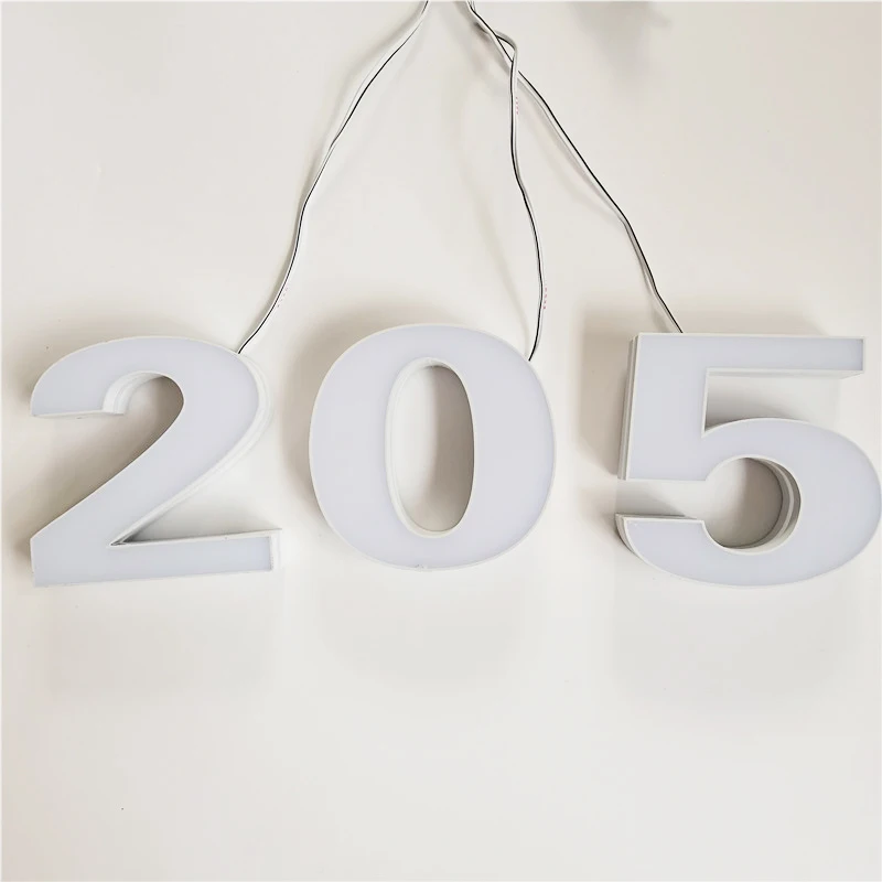 Акриловые Мини-таблички для дверей 12 В постоянного тока 0-9 130 мм |