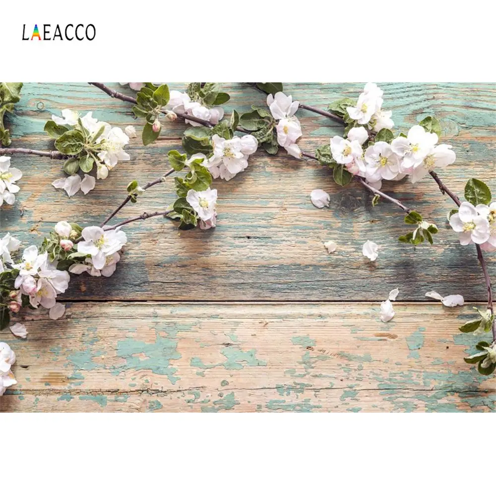 Laeacco серая белая деревянная доска цветы лепесток кукла еда для питомцев детский