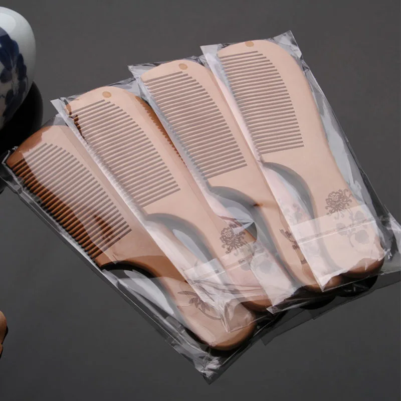 Натуральная персиковая расческа от производителя прямая большая