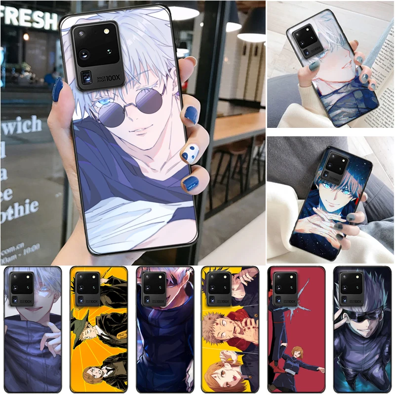 

Jujutsu Kaisen Yuji Itadori Sukuna Fushiguro Megumi Satoru Gojo Phone Case For Samsung Galaxy S20 Ultra FE Lite Plus Carcasa