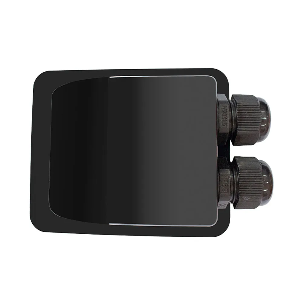 

ABS Durable Universal Junction Box Bracket Solar Panel Punch Free Waterproof Outdoor For Rv Yacht Easy Install Stable Practical