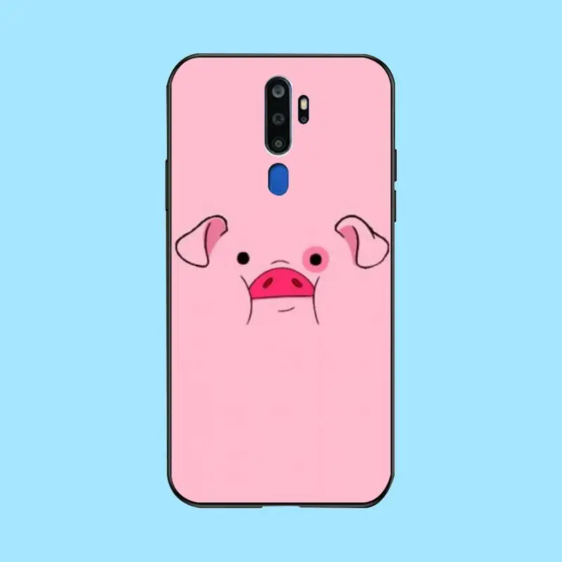 PENGHUWAN Cartoon pig cute Soft Silicone TPU Phone Cover For Oppo A5 A9 2020 A11x A71 A73S A1K A83 case | Мобильные телефоны и