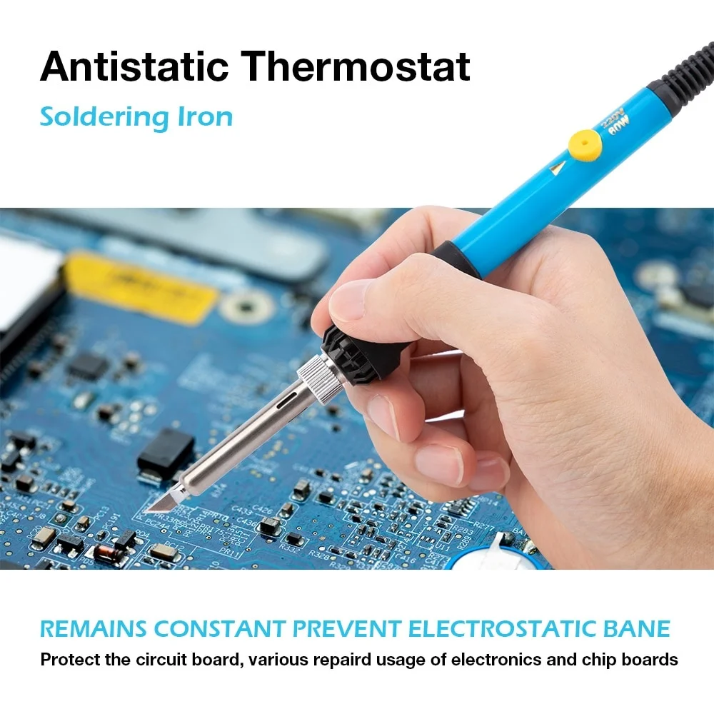 Электрический паяльник с регулируемой температурой 60 Вт электрическая