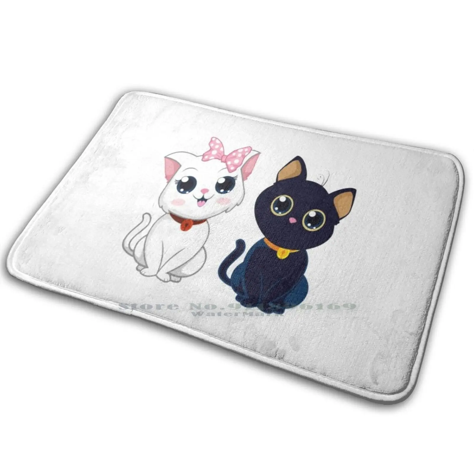 Самые милые и красивые Маленькие кошки. Коврик ковер анти-скольжение Спальня