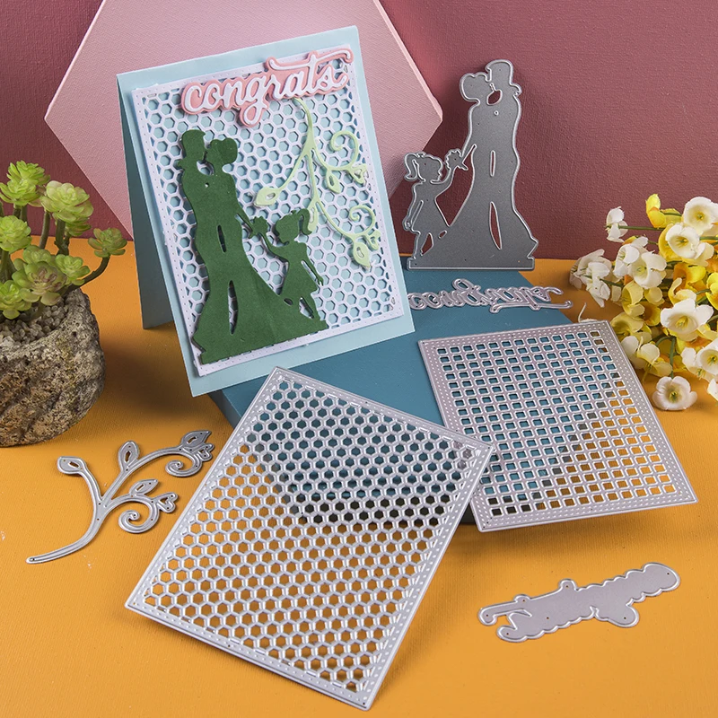 Металлические режущие штампы свадебная рамка фон вырубной формы украшения