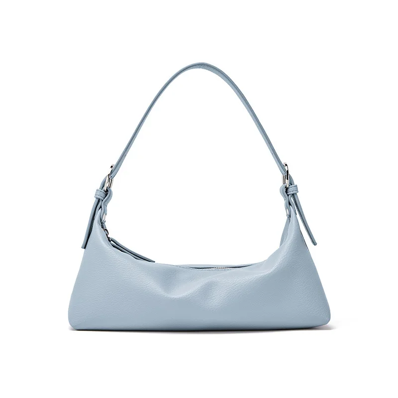 

Amzbeans store Designer Armpit Bag Baguette Small Bag for Women 2021 New Fashion Versatile Portable Women PU Solid Shoulder Bag
